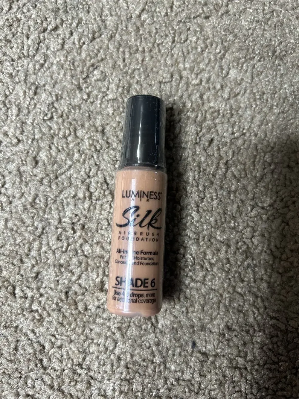 New! Luminess Airbrush Silk 4-In-1 Shade 6 Foundation Full Size .55 Fl Oz